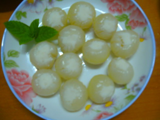 孕中期食谱：橙汁荔枝山*