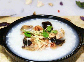香菇鸡粥