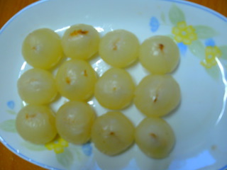 孕中期食谱：橙汁荔枝山*
