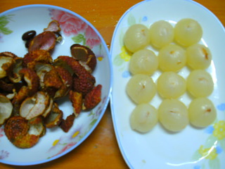 孕中期食谱：橙汁荔枝山*