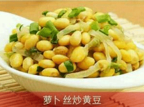 萝卜丝炒黄豆