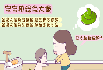 婴儿拉绿屎是怎么回事