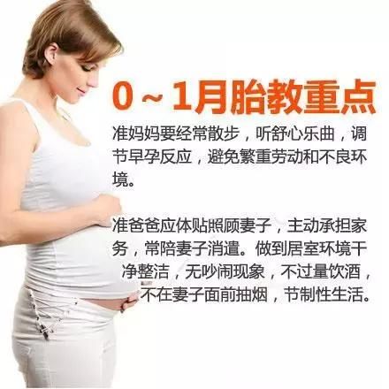怀孕1-10个月胎教照这么做